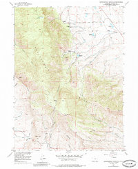Independence Mountain 1955 topographic map thumbnail