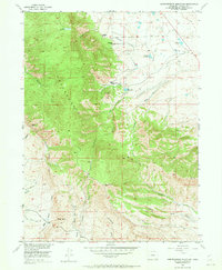 Independence Mountain 1955 topographic map thumbnail
