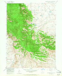 Independence Mountain 1955 topographic map thumbnail