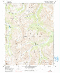 Independence Pass 1960 topographic map thumbnail