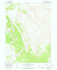 Irish Canyon 1966 topographic map thumbnail
