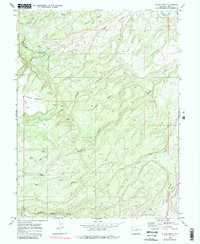 Island Mesa 1969 topographic map thumbnail
