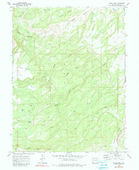 Island Mesa 1969 topographic map thumbnail