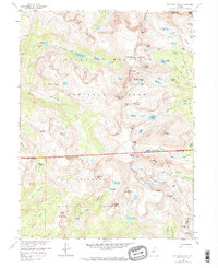 Isolation Peak 1958 topographic map thumbnail