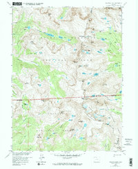 Isolation Peak 1958 topographic map thumbnail