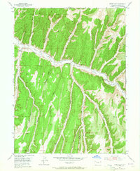 Jessup Gulch 1952 topographic map thumbnail