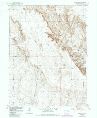 Judson Hills 1951 topographic map thumbnail