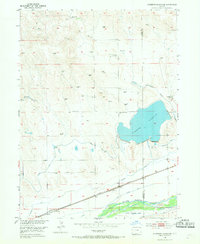 Julesburg Reservoir 1953 topographic map thumbnail