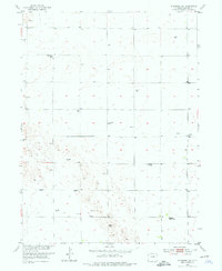 Julesburg SW 1952 topographic map thumbnail
