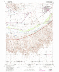 Julesburg 1953 topographic map thumbnail