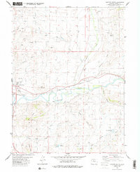 Junction Butte 1980 topographic map thumbnail