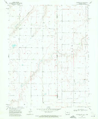 Kanorado NE 1969 topographic map thumbnail
