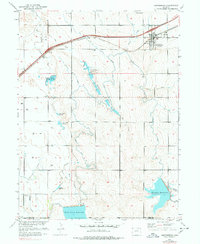Keenesburg 1950 topographic map thumbnail