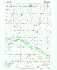 Kersey 1950 topographic map thumbnail