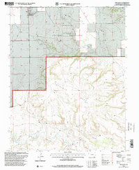 Kim South 1996 topographic map thumbnail