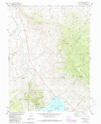 King Creek 1980 topographic map thumbnail