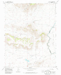 Kiowa Hill 1967 topographic map thumbnail