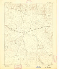 Kit Carson 1893 topographic map thumbnail
