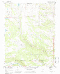La Jara Canyon 1967 topographic map thumbnail