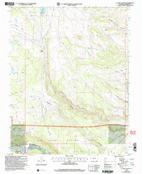 La Jara Canyon 2001 topographic map thumbnail