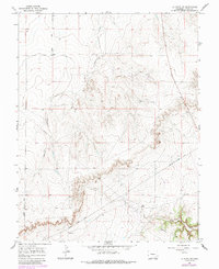 La Junta SE 1966 topographic map thumbnail