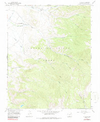 La Valley 1967 topographic map preview