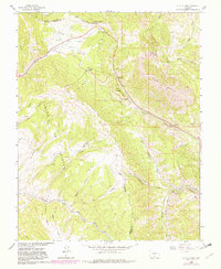 La Veta Pass 1963 topographic map thumbnail