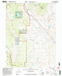 Lake Agnes 2000 topographic map thumbnail