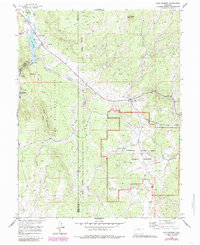 Lake George 1956 topographic map thumbnail