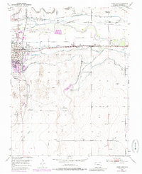Lamar East 1953 topographic map thumbnail