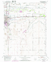 Lamar East 1953 topographic map thumbnail