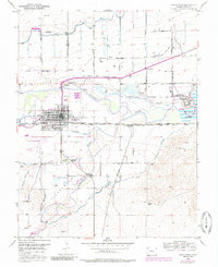 Las Animas 1953 topographic map thumbnail
