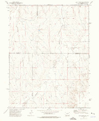 Last Chance SW 1973 topographic map thumbnail