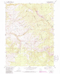 Lava Creek 1980 topographic map thumbnail