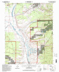 Leadville South 1994 topographic map thumbnail