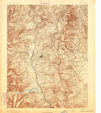 Leadville 1891 topographic map thumbnail
