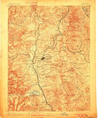 Leadville 1891 topographic map thumbnail