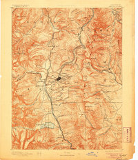 Leadville 1891 topographic map thumbnail