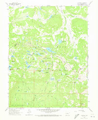 Leon Peak 1960 topographic map thumbnail