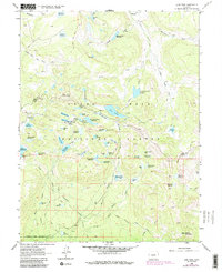 Leon Peak 1960 topographic map thumbnail