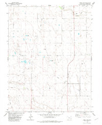 Lewis Lake 1982 topographic map thumbnail