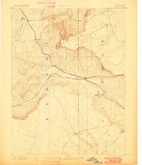Limon 1892 topographic map preview