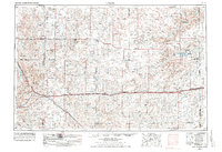 Limon 1954 topographic map preview