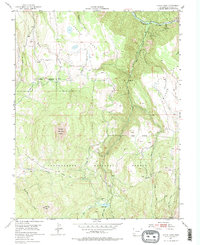 Little Cone 1953 topographic map thumbnail