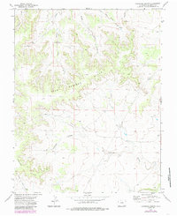 Lockwood Arroyo 1972 topographic map thumbnail