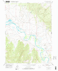 Lodore School 1954 topographic map thumbnail