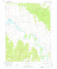 Lodore School 1954 topographic map thumbnail