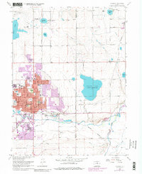 Longmont 1968 topographic map thumbnail