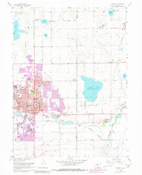 Longmont 1968 topographic map thumbnail