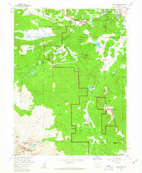Longs Peak 1961 topographic map thumbnail